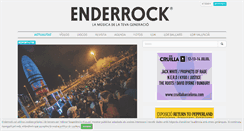 Desktop Screenshot of enderrock.projectesdigitals.com